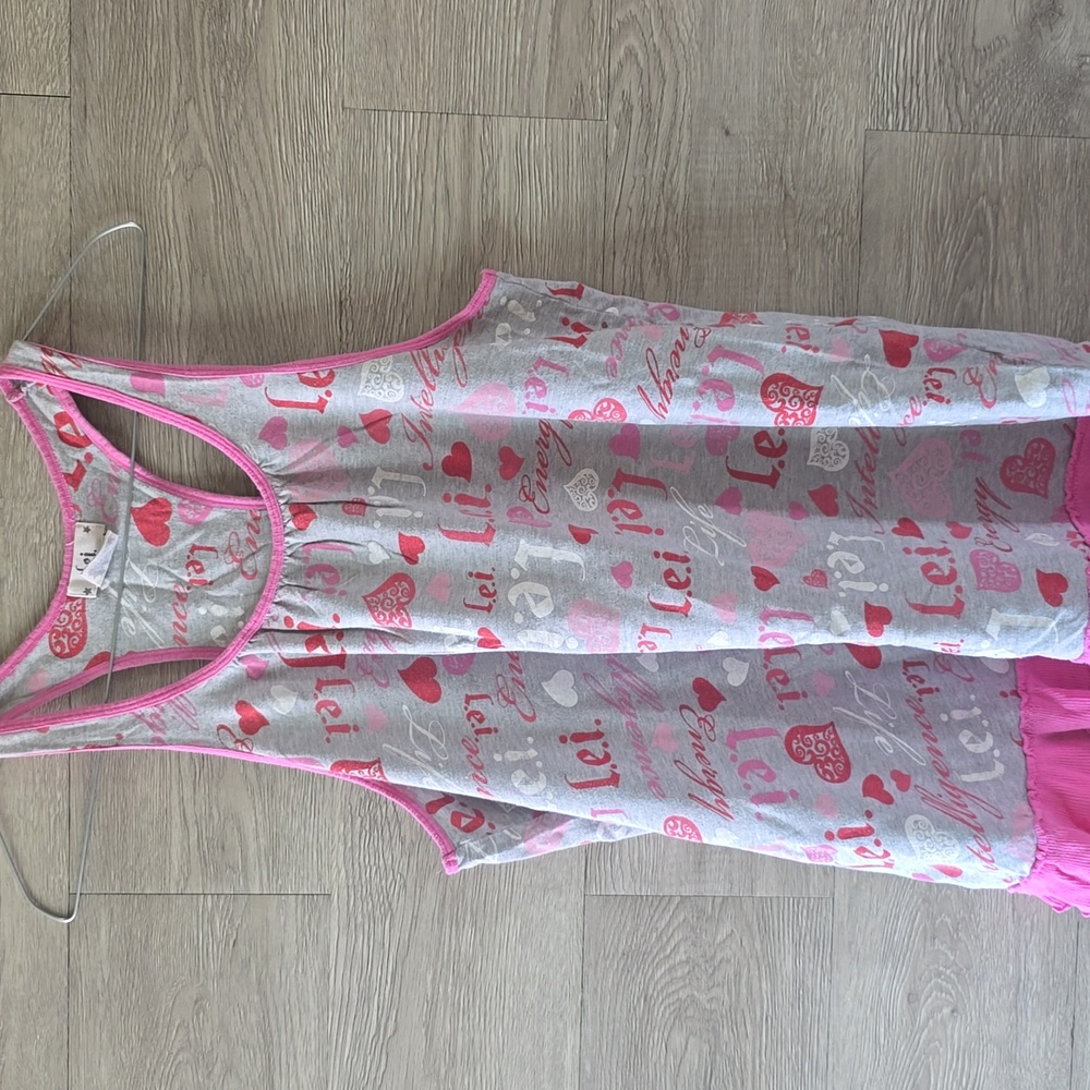 LEI Red and White Sleepwear